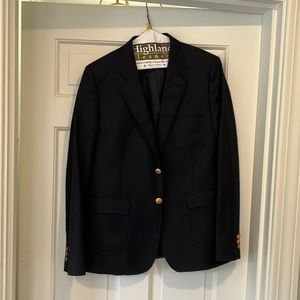 Brooks Brothers Boys Prep 2 button wool Lora Piana fabric blazer